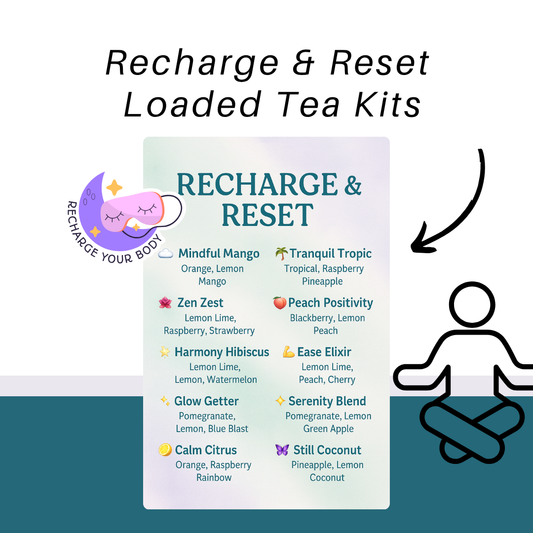 Recharge & Reset Loaded Tea Kit – 10 Custom Flavors