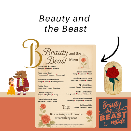 Beauty and the Beast Loaded Tea Kit – 12 Magical Teas | Fairytale Energy Sampler